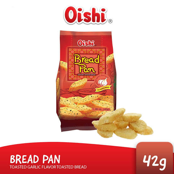 Oishi Bread Pan Toasted Garlic 42g