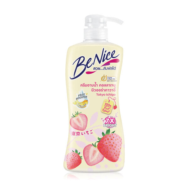Be Nice Shower Cream Tokyo Ichigo Yellow 400ml