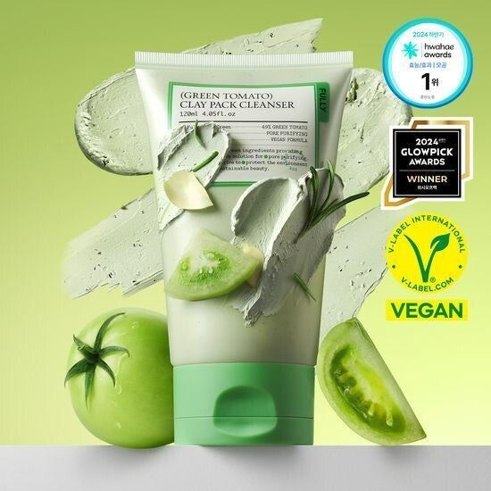 FULLY GREEN TOMATO VEGAN CLAY PACK CLEANSER