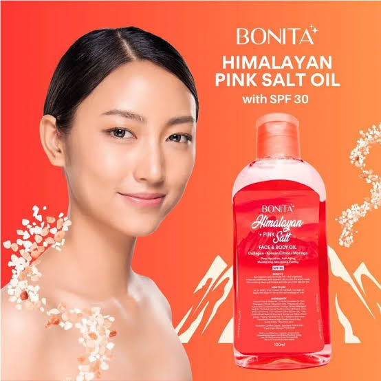 Bonita Himalayan Pink Salt Face & Body Oil SPF 30  - 100ml