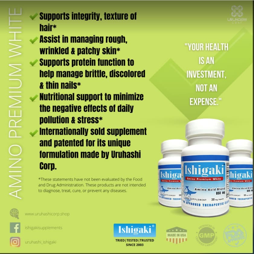Ishigaki Amino Premium White Glutathione (Ishigaki Premium)