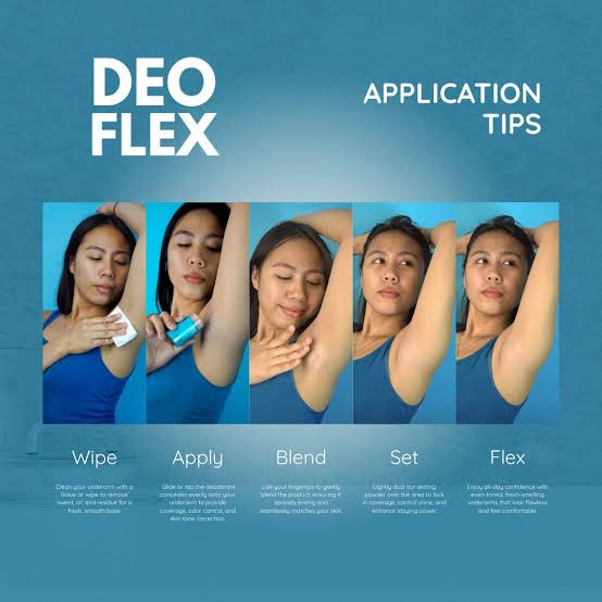 DEOFLEX DEODORANT CONCERALER STICK - COOL SHADE 40g