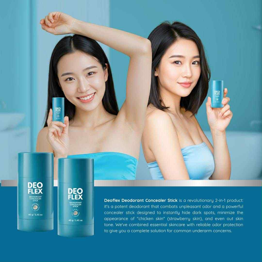 DEOFLEX DEODORANT CONCERALER STICK - COOL SHADE 40g