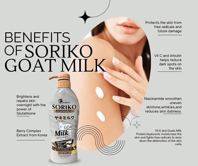 Soriko Goat Milk Overnight Body Lotion |500ml