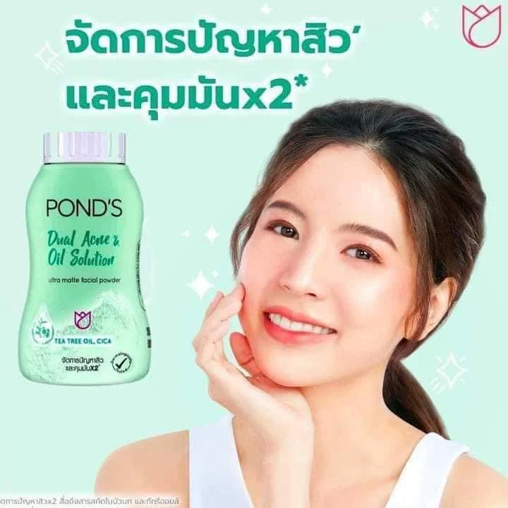 Ponds Dual Acne and Oil Solution Ultra Matte Facial Powder 50g