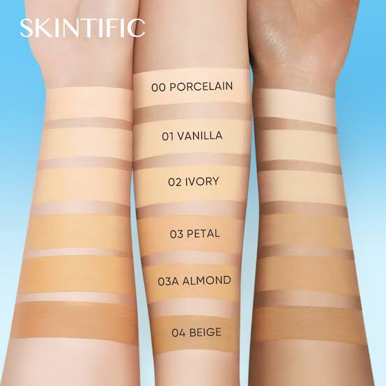 SKINTIFIC Ultra Cover Powder Foundation 03A ALMOND 9g