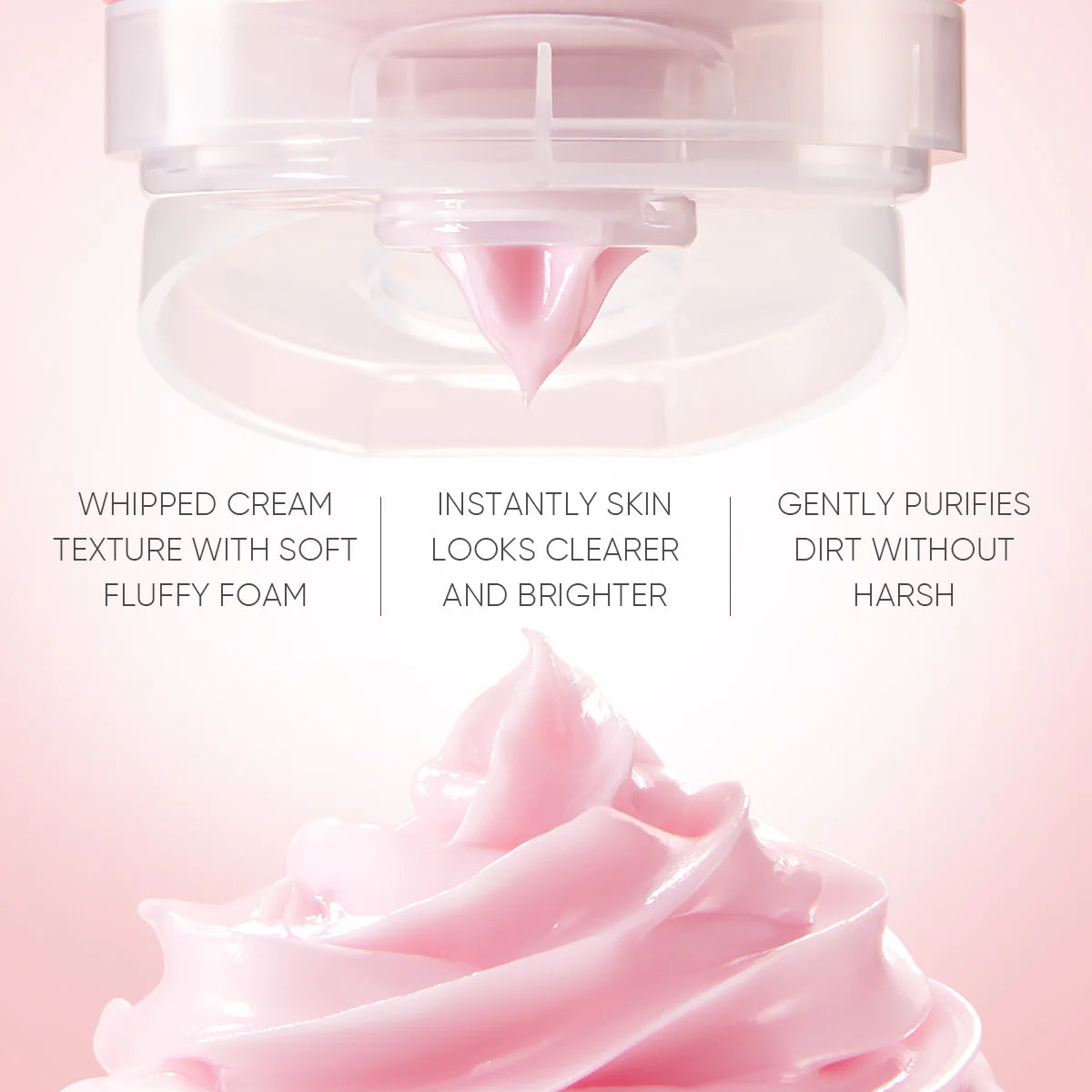 SKINTIFIC Damask Rose Brightening Whipped Cream Cleanser 120ML