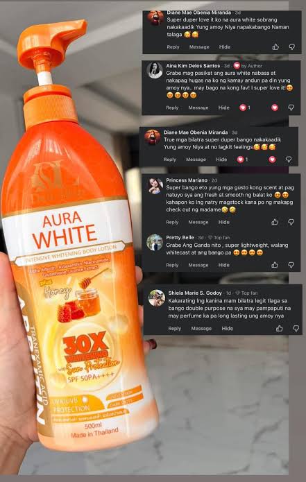 Deli Skin Aura White Intensive Whitening Body Lotion SPF50 PA++++ 500ml