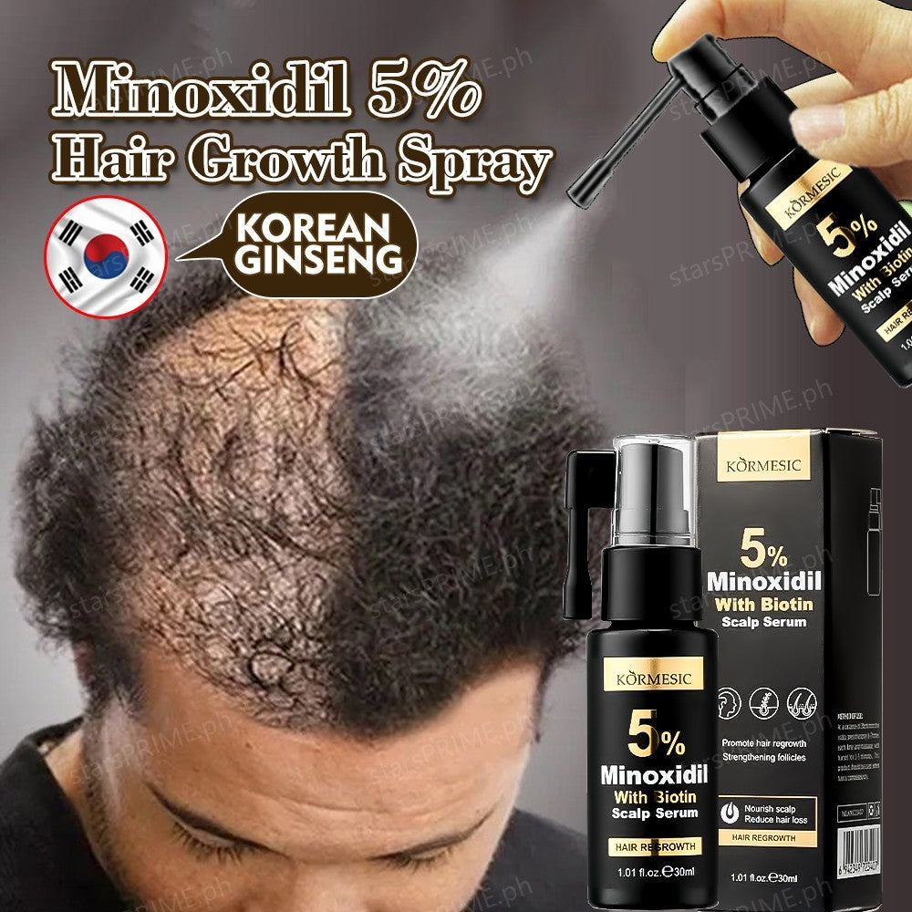 Kormesic 5% Minoxidil with Biotin Scalp Serum 30ml