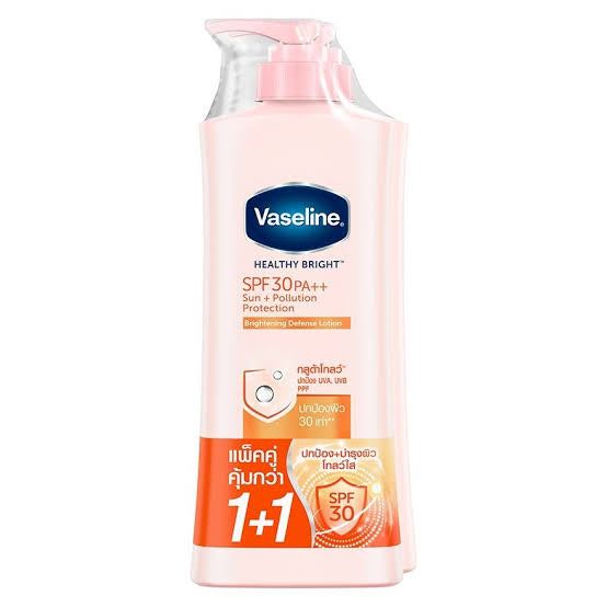 VASELINE Healthy Bright SPF30 PA+++ Sun+Pollution Protection 320 ML (Sold per piece)