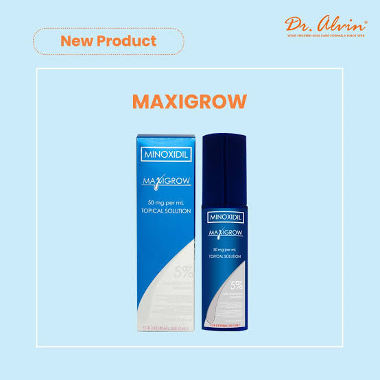 Dr Alvin MaxiGrow (Minoxidil 5%) Topical Spray - Hair Loss Treatment