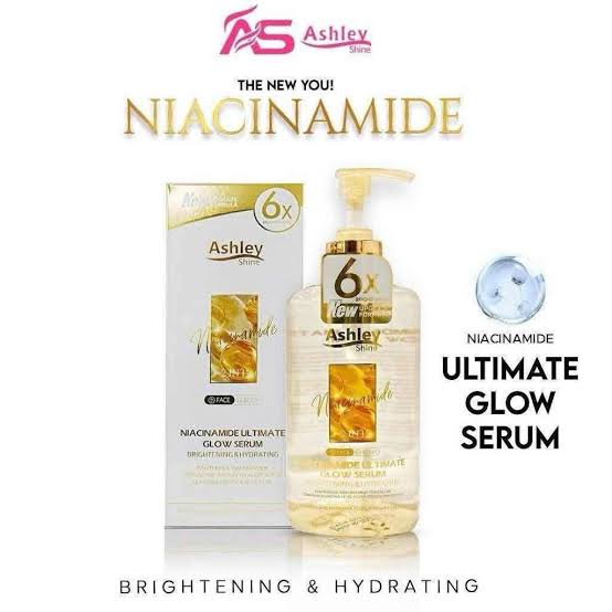 ASHLEY SHINE Niacinamide Pure Serum Face and Body Moisturizes - 520ml