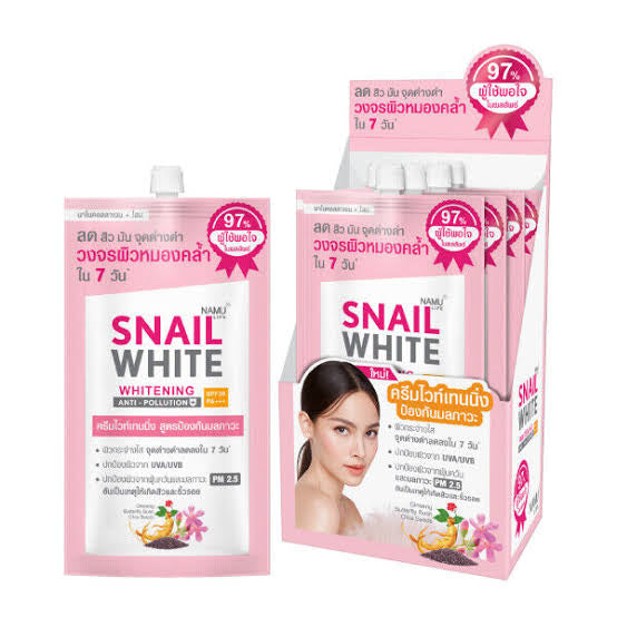 NAMU Snail White Anti - Pollution Cream - 6ml/sachet