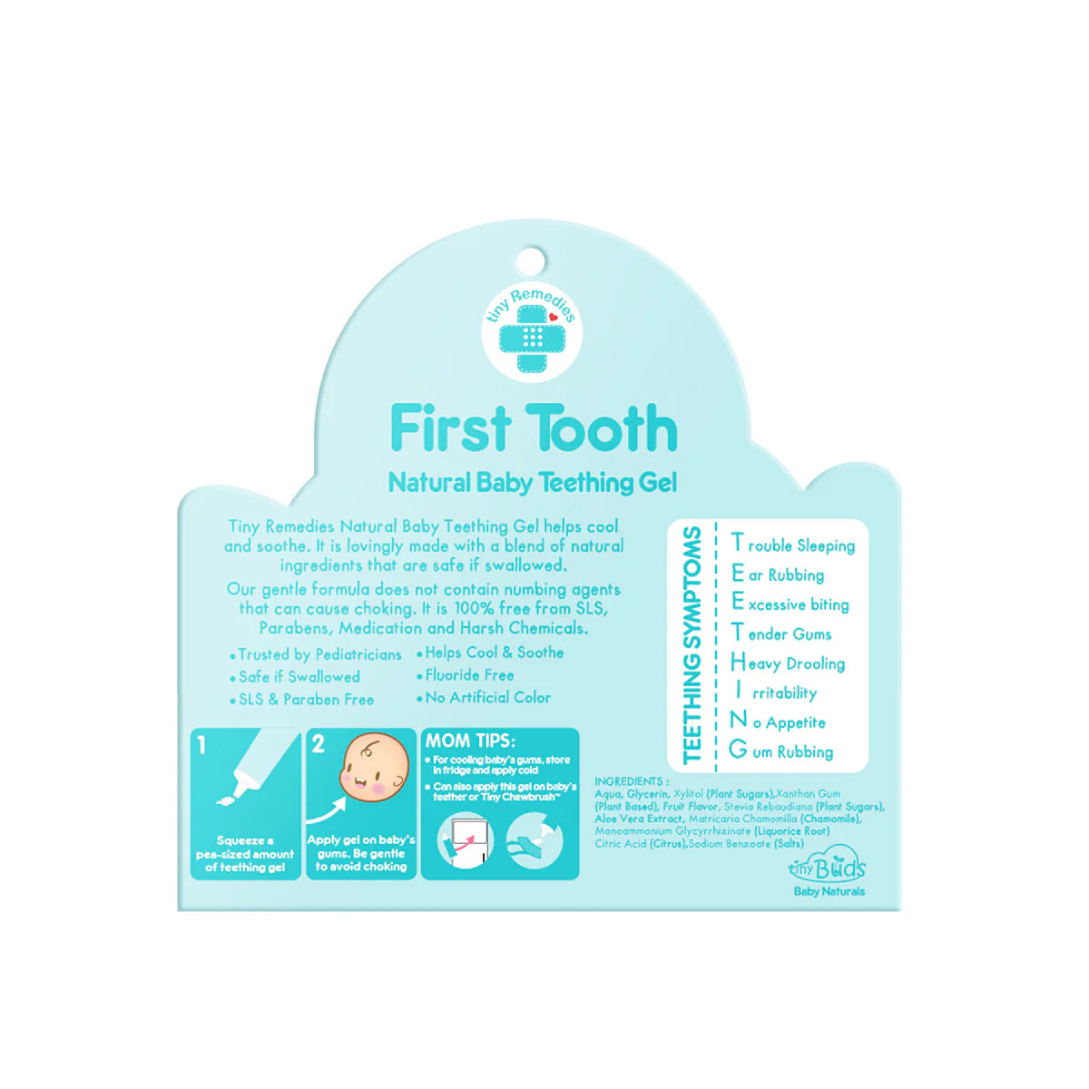 Tiny Buds Remedies First Tooth Natural Baby Teething Gel (20g)