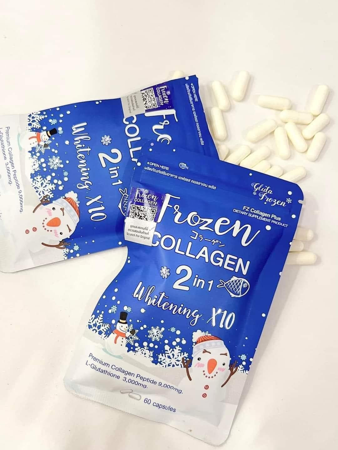 Frozen Collagen 2in1 x10 Whitening - 60 Capsules