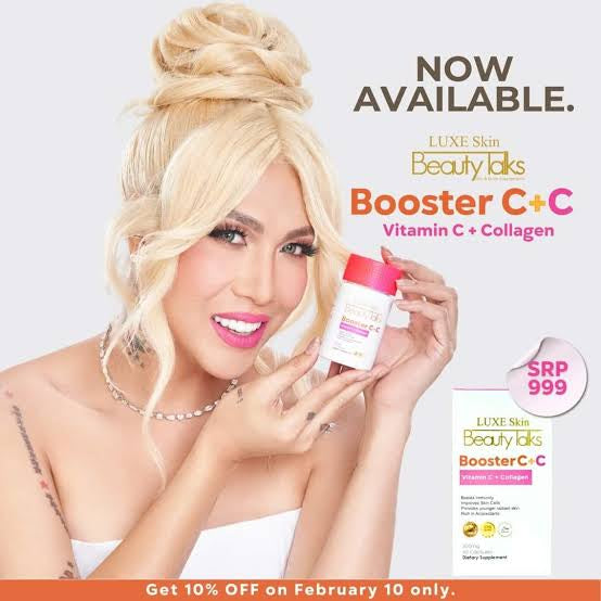 Luxe Slim - Luxe Skin Beauty Talks Booster C+C (Vitamin C + Collagen) - 500mg