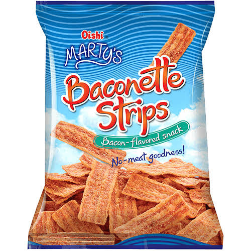 OISHI MARTY'S BACONETTE STRIPS 90G