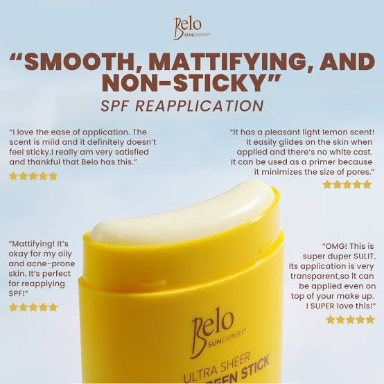 BELO SunExpert Ultra Sheer Sunscreen Stick 23g