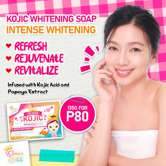 The Queen Whitening Kojic Soap 135g