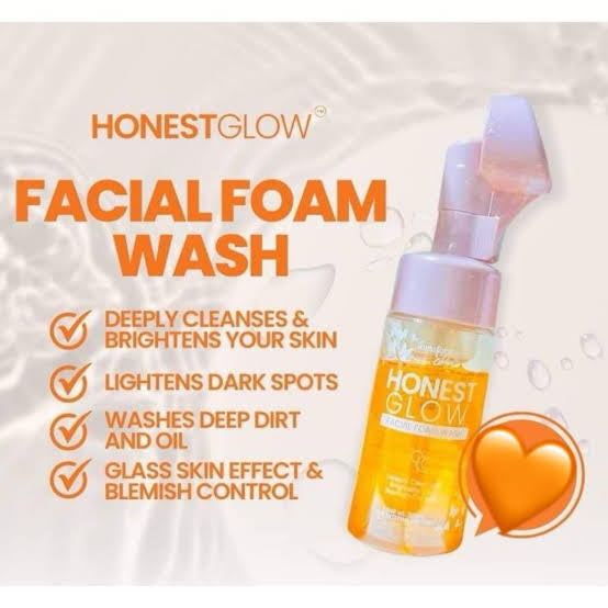 Honest Glow Facial Foam Wash