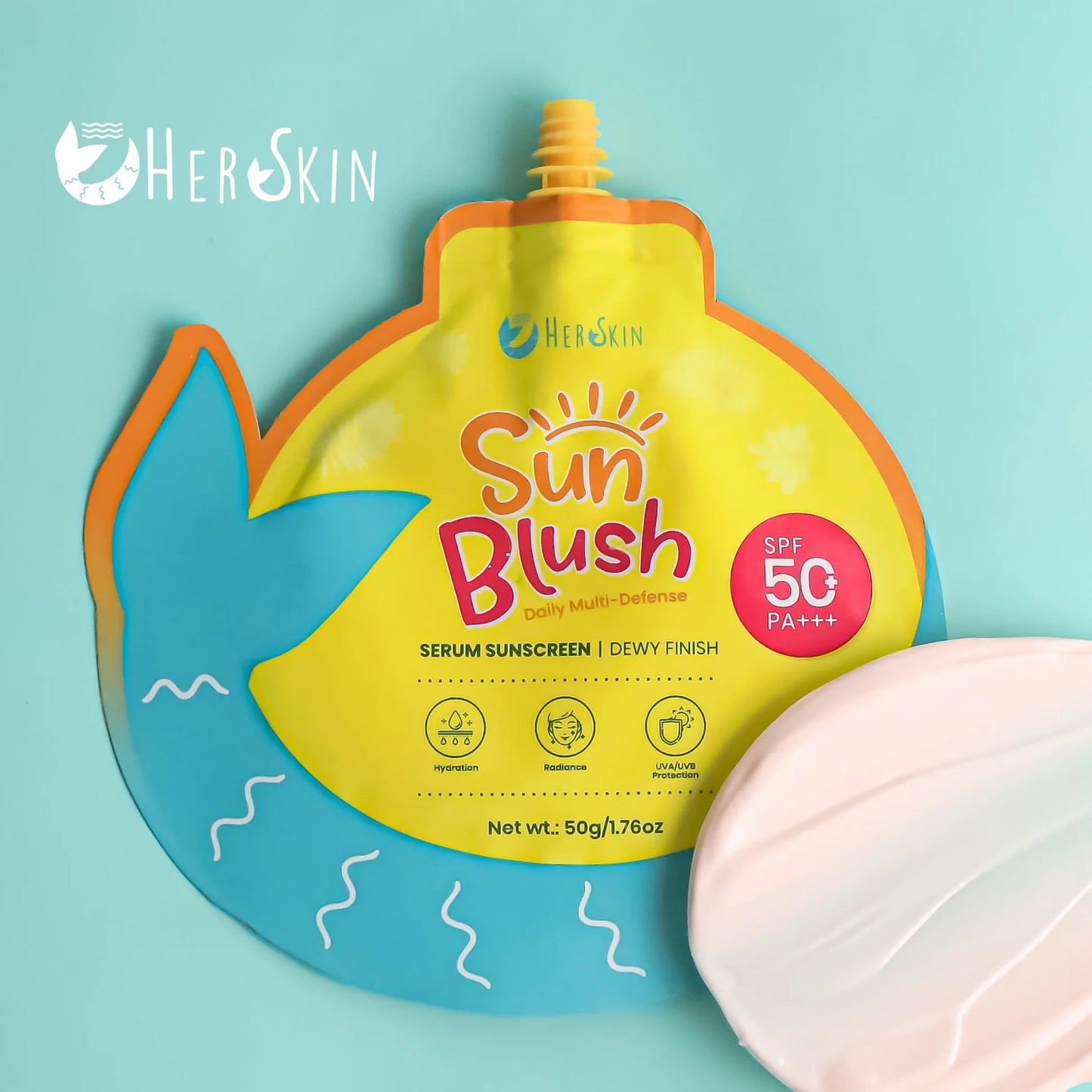 HerSkin Sun Blush Serum Sunscreen SPF50PA+++