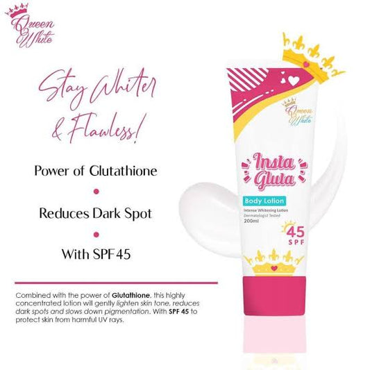 The Queen White Insta Gluta Body Lotion - 200ml