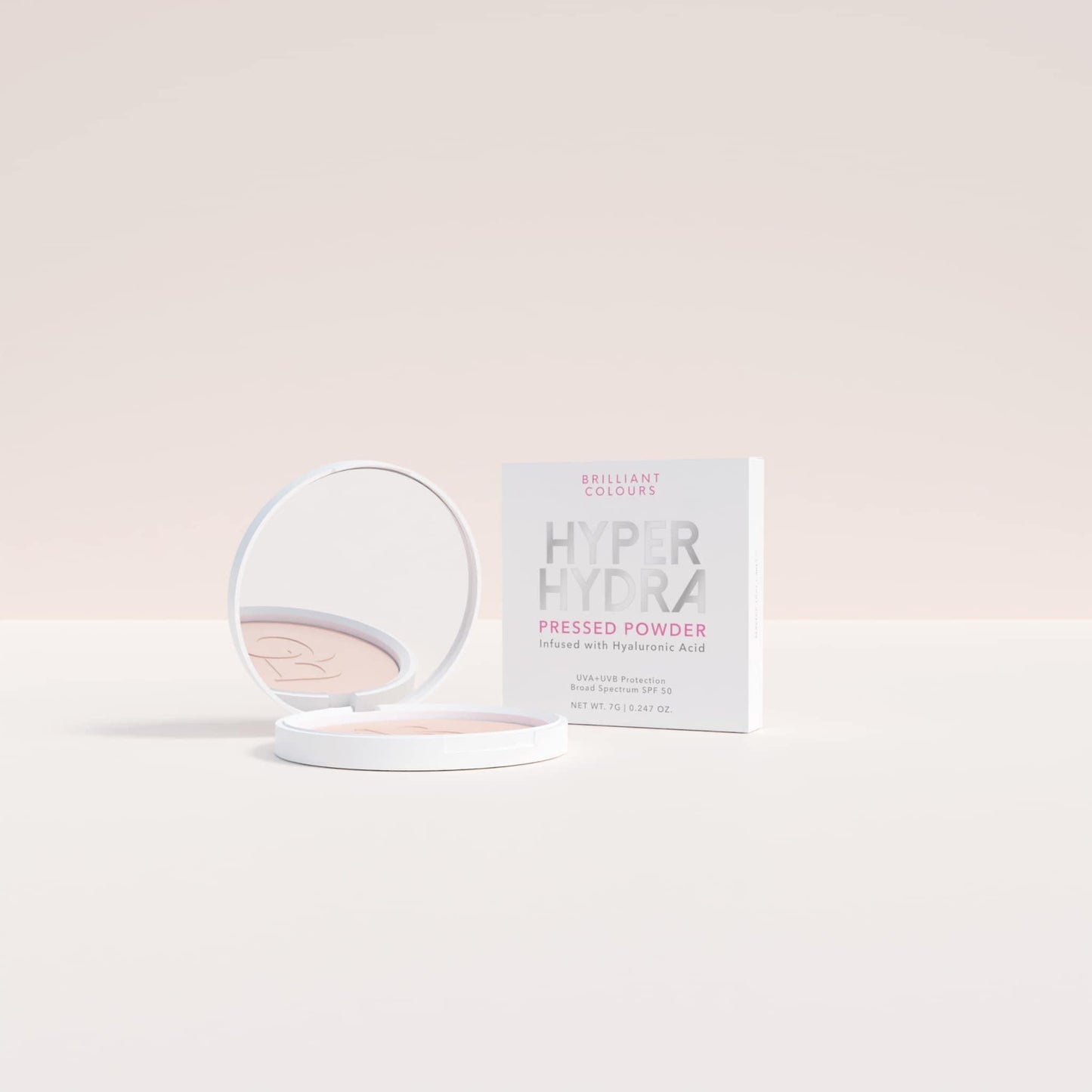 BRILLIANT Colours Hyper Hydra Pressed Powder - Natural