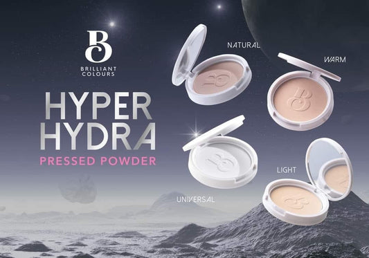 BRILLIANT Colours Hyper Hydra Pressed Powder - Light