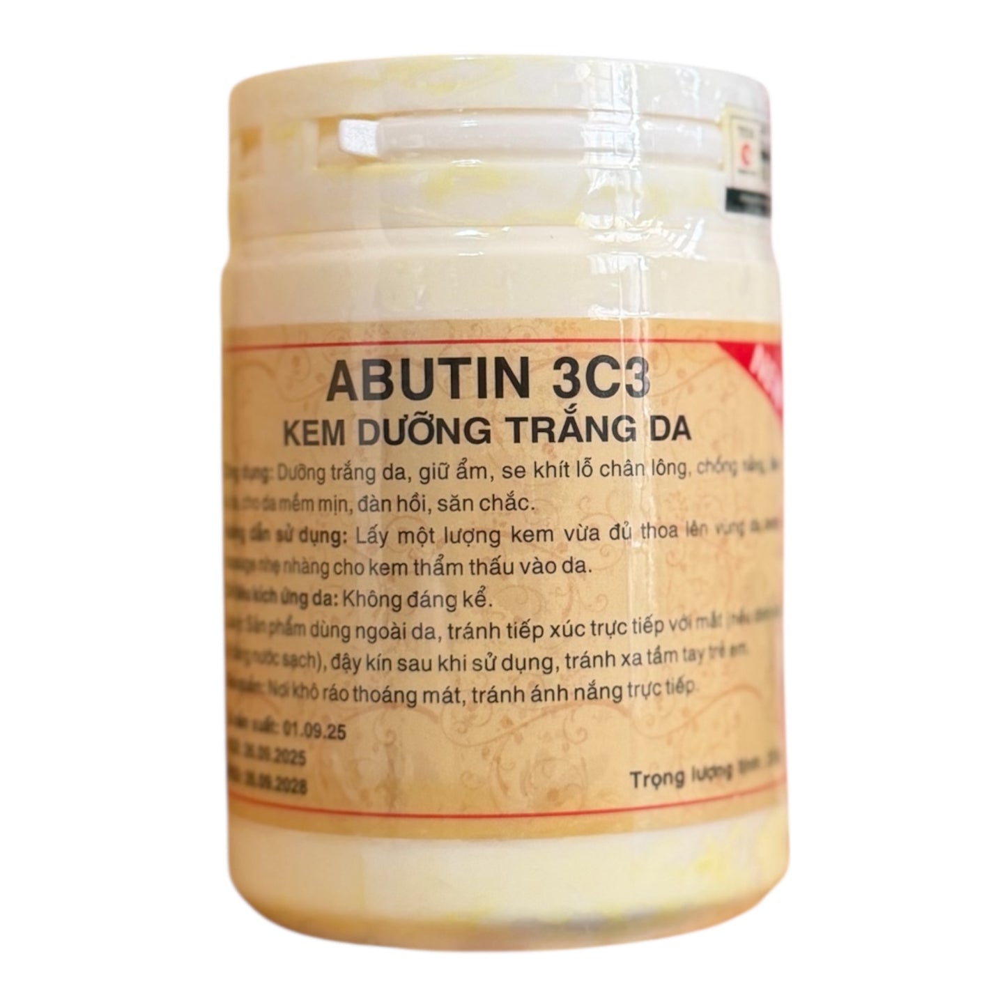 Abutine 3c3 100% Effective Whitening Body Cream - 250g