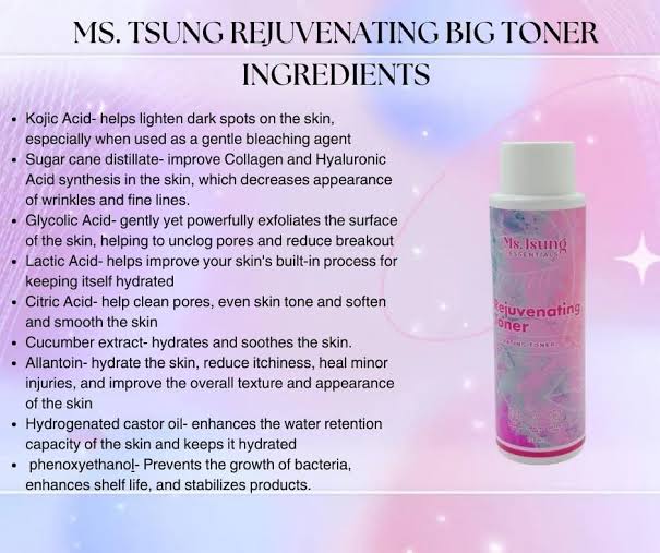 Ms Tsung Rejuvenating Toner - 120ml