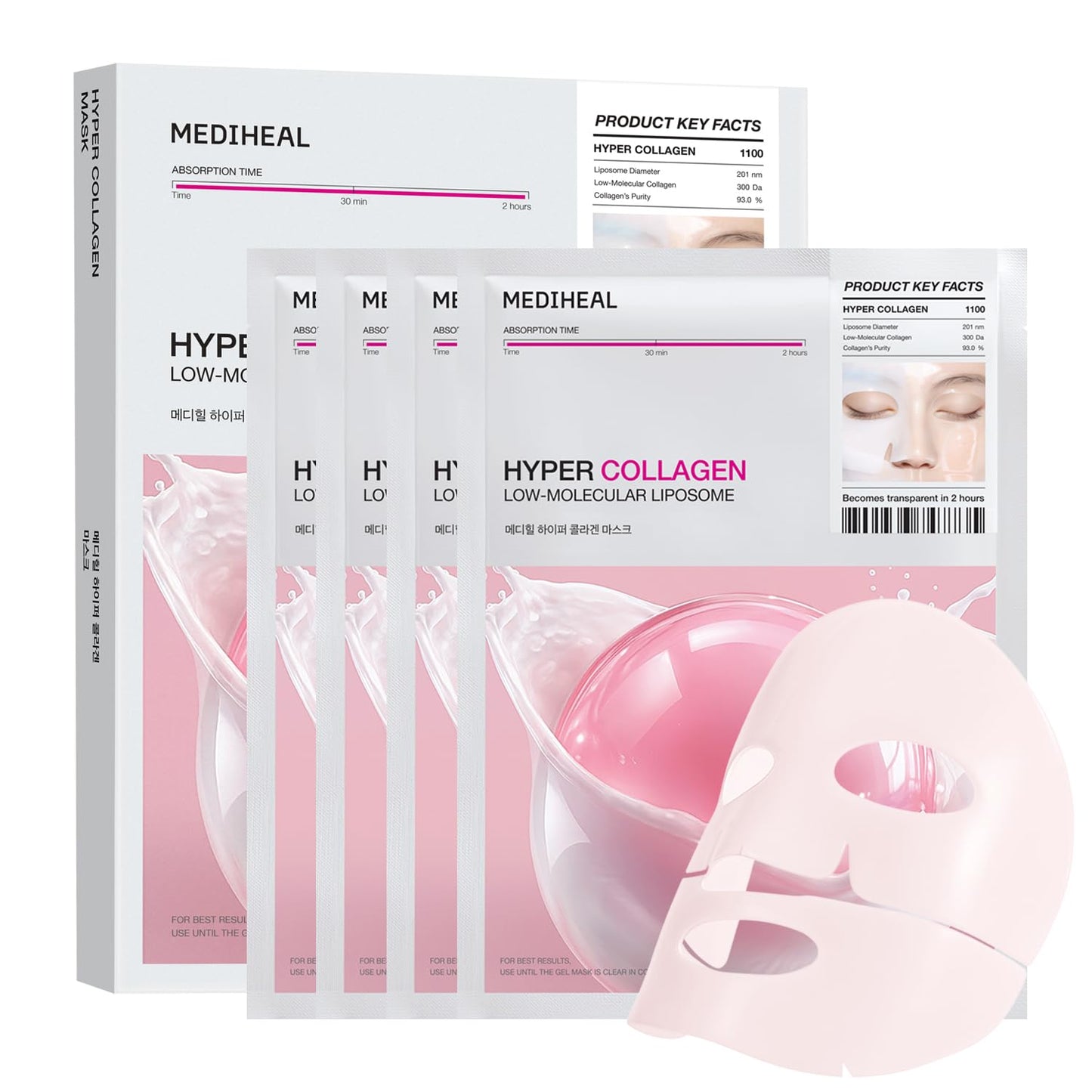 MEDIHEAL COLLAGEN ESSENTIAL SHEET MASK CORE FIRMING - Sold per piece
