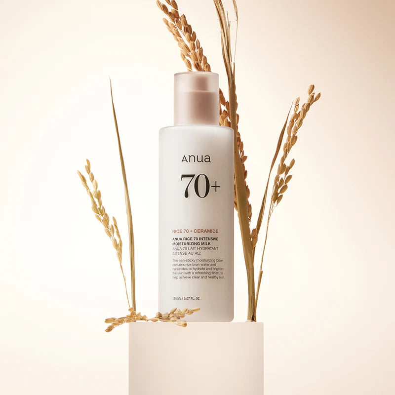 Anua 70+
Rice 70 + Ceramide Intensive Moisturizing Milk