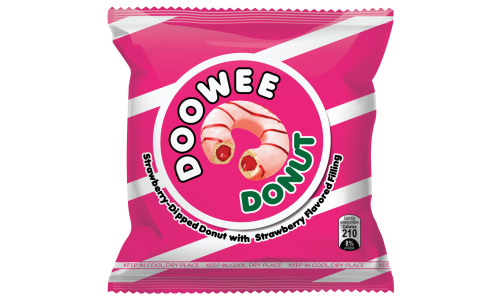 Doowee Donut Strawberry 10x44g