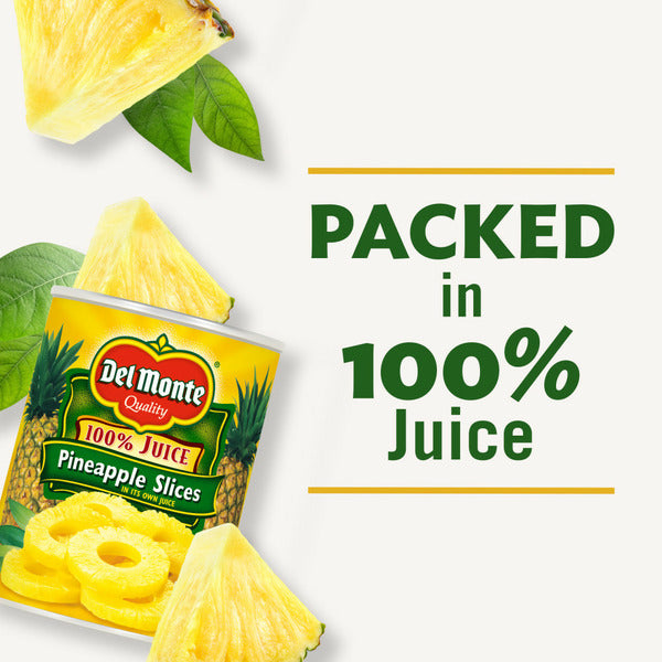 Del Monte Pineapple Slices in its own Juice EZO 227g