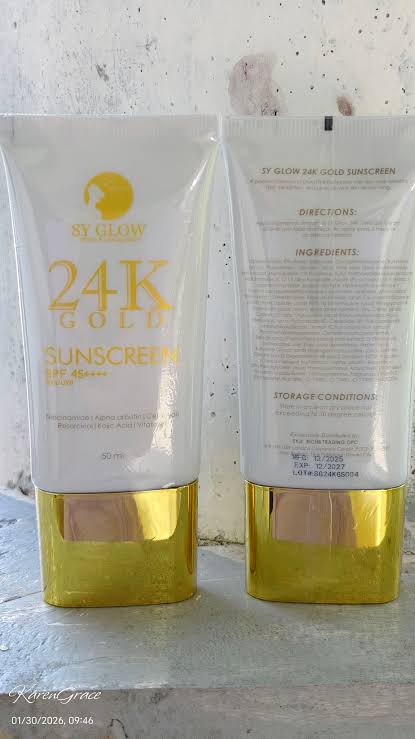 SY GLOW 24K GOLD SUNSCREEN SPF45++++ 50ML