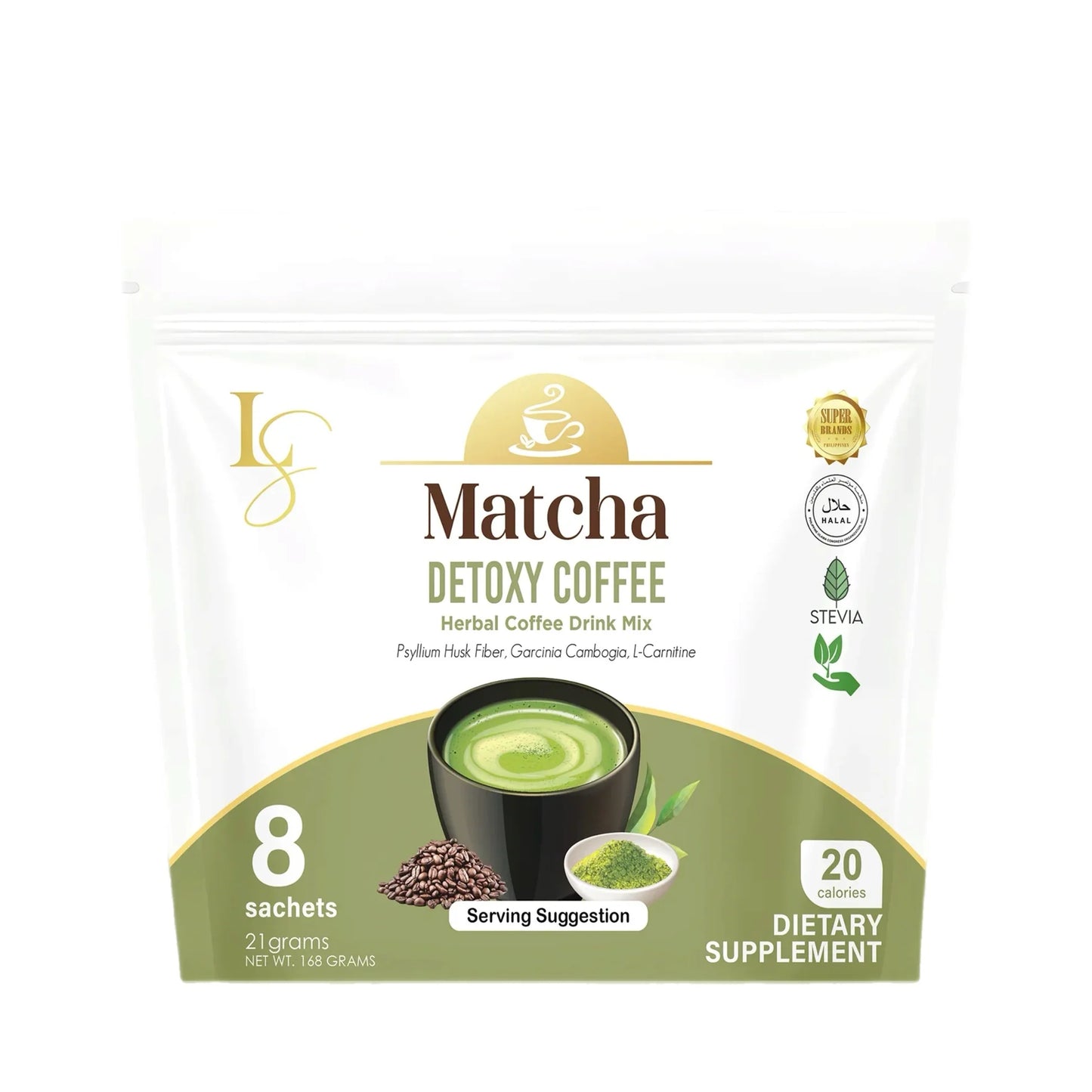 Luxe Slim Matcha Latte Pouch - 8 Sachets