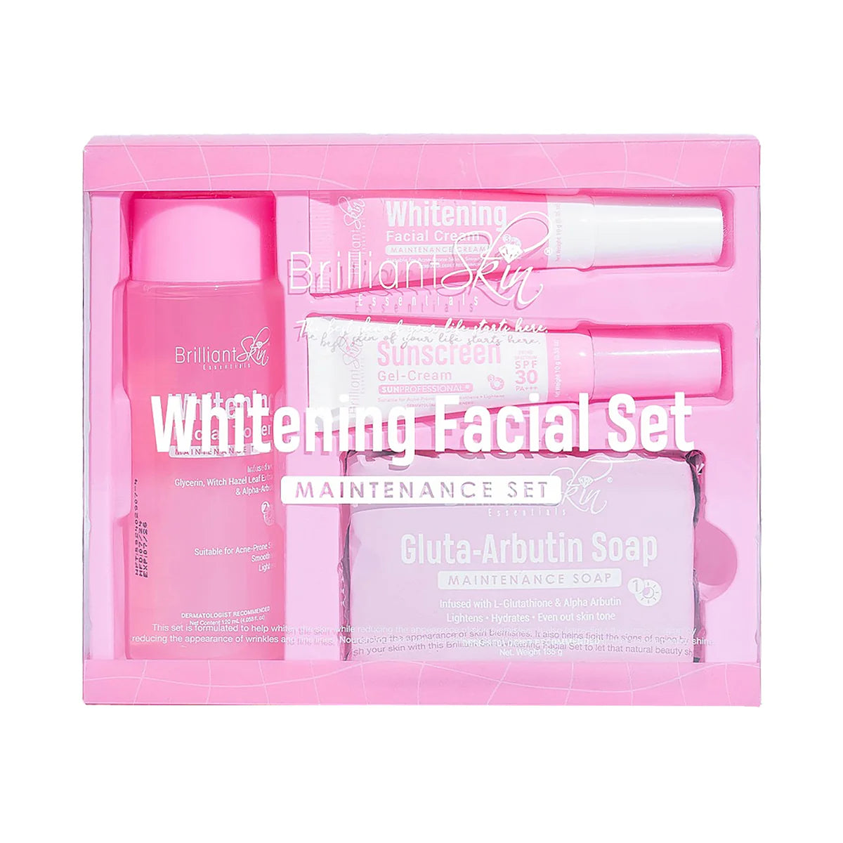 BRILLIANT SKIN WHITENING FACIAL SET