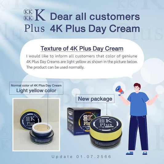 4K PLUS 5X WHITENING DAY CREAM SPF15PA++ 20G