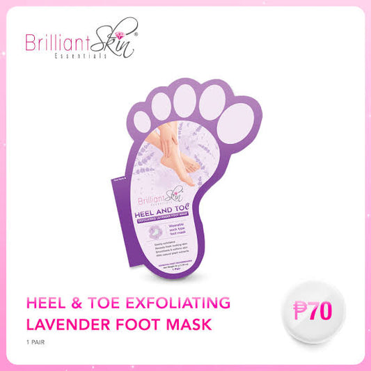 Brilliant Heel and Toe Milk Foot Mask (LAVENDER) - 1 Pair