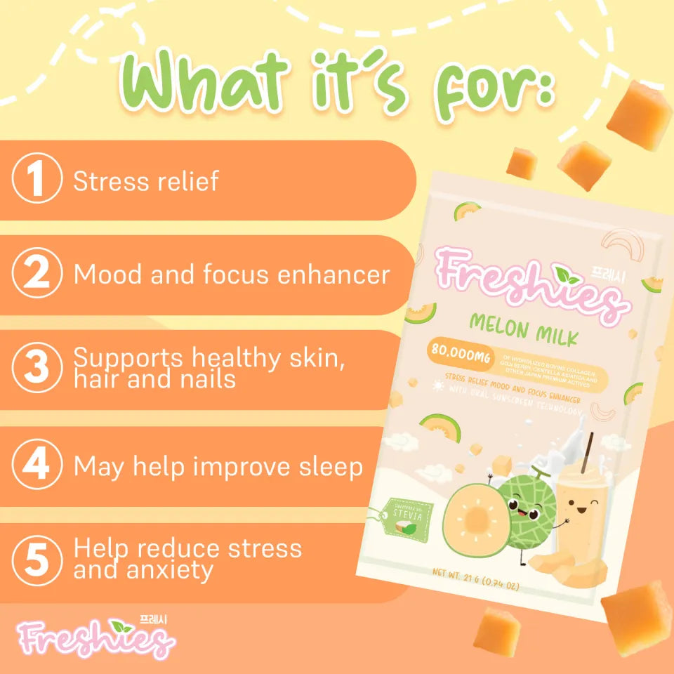 FRESHIES Melon Collagen Drink 10 Sachets