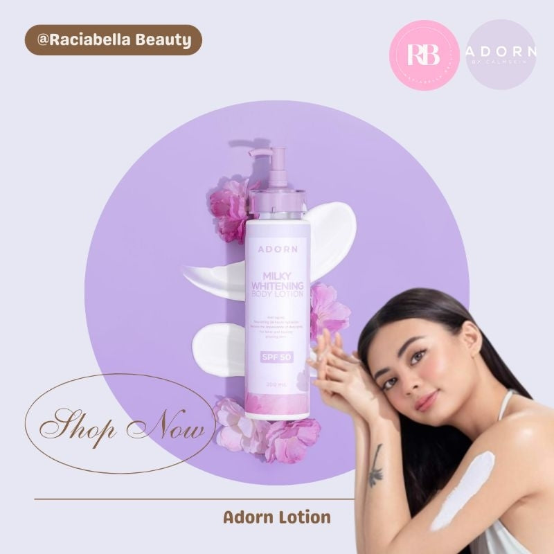 Adorn Milky Whitening Body Lotion SPF50 200ml