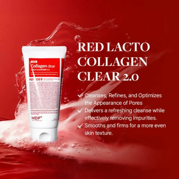Medipeel Red Lacto Collagen Clear Foam Cleanser 2.0 - 120ml