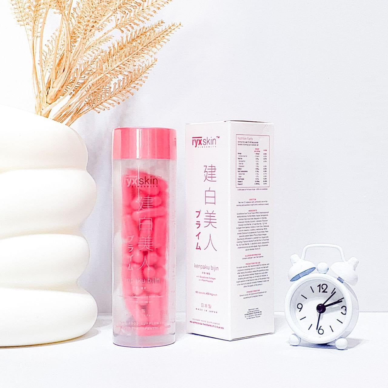 RYX Skin Sincerity KENPAKU BIJIN Prime - 62 Capsules