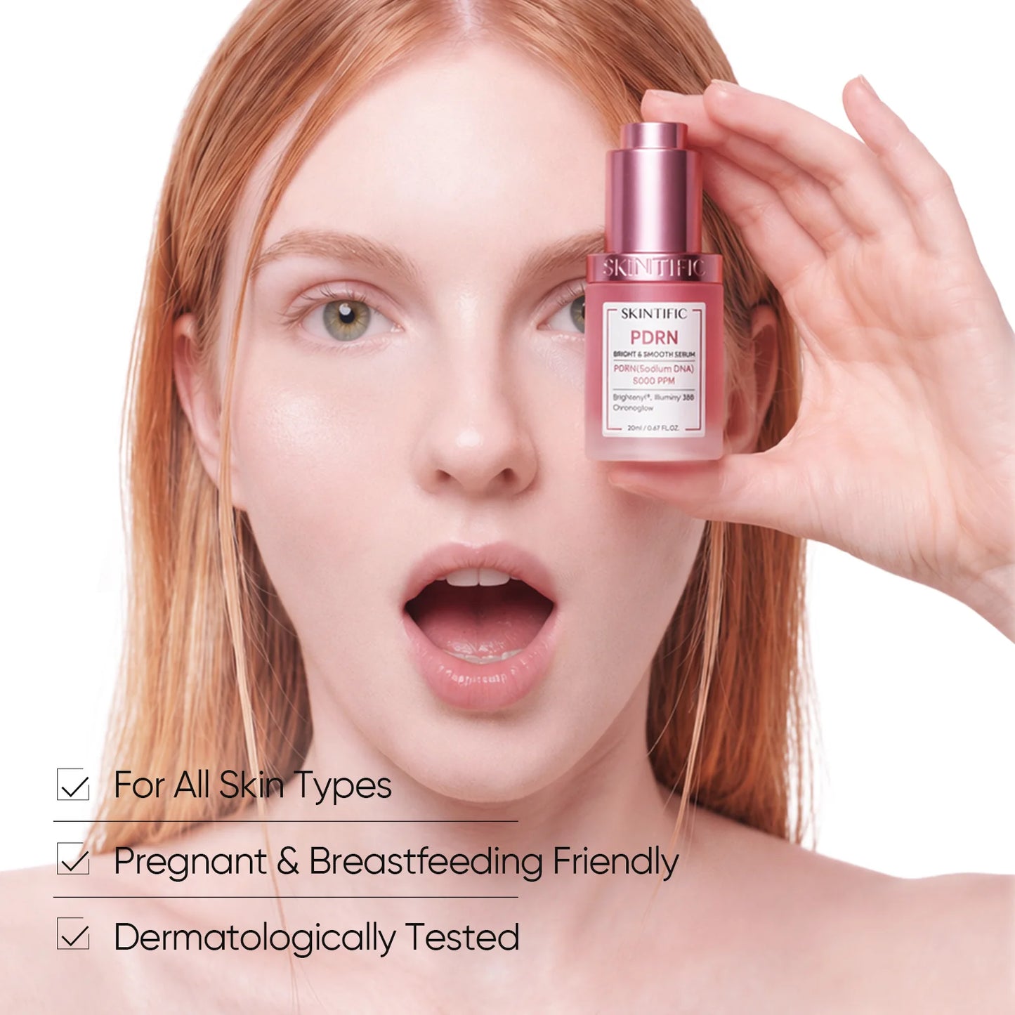 SKINTIFIC PDRN Bright & Smooth Serum 20ML (PDRN SODIUM DNA 5000 PPM)
