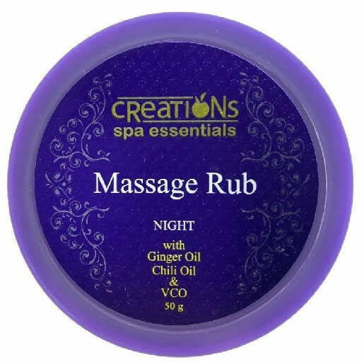 Creations Spa Essentials Massage Rub – Sleep Lavender Scent 50g