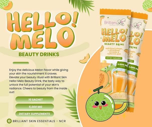 Brilliant Skin Hello Melo Beauty Drink - 10 Sachets