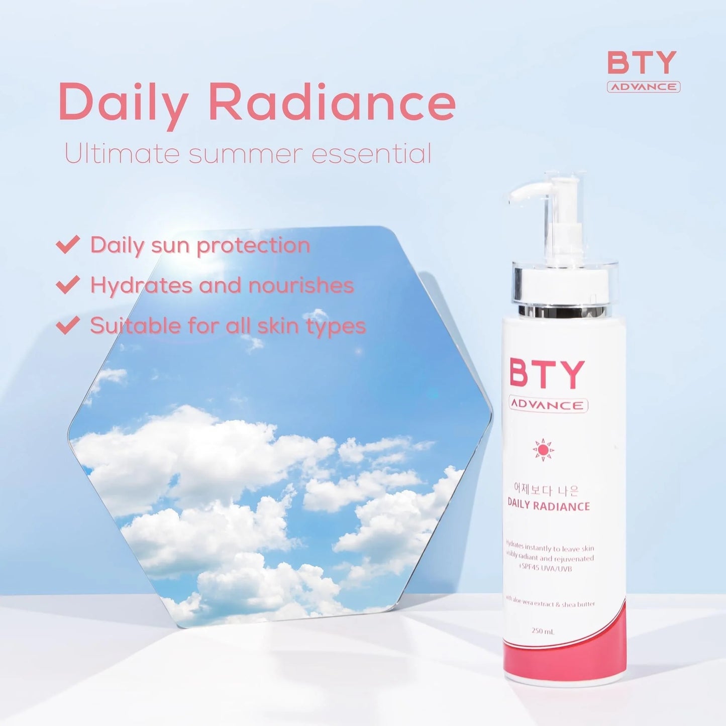 BTY ADVANCE DAILY RADIANCE 250ml