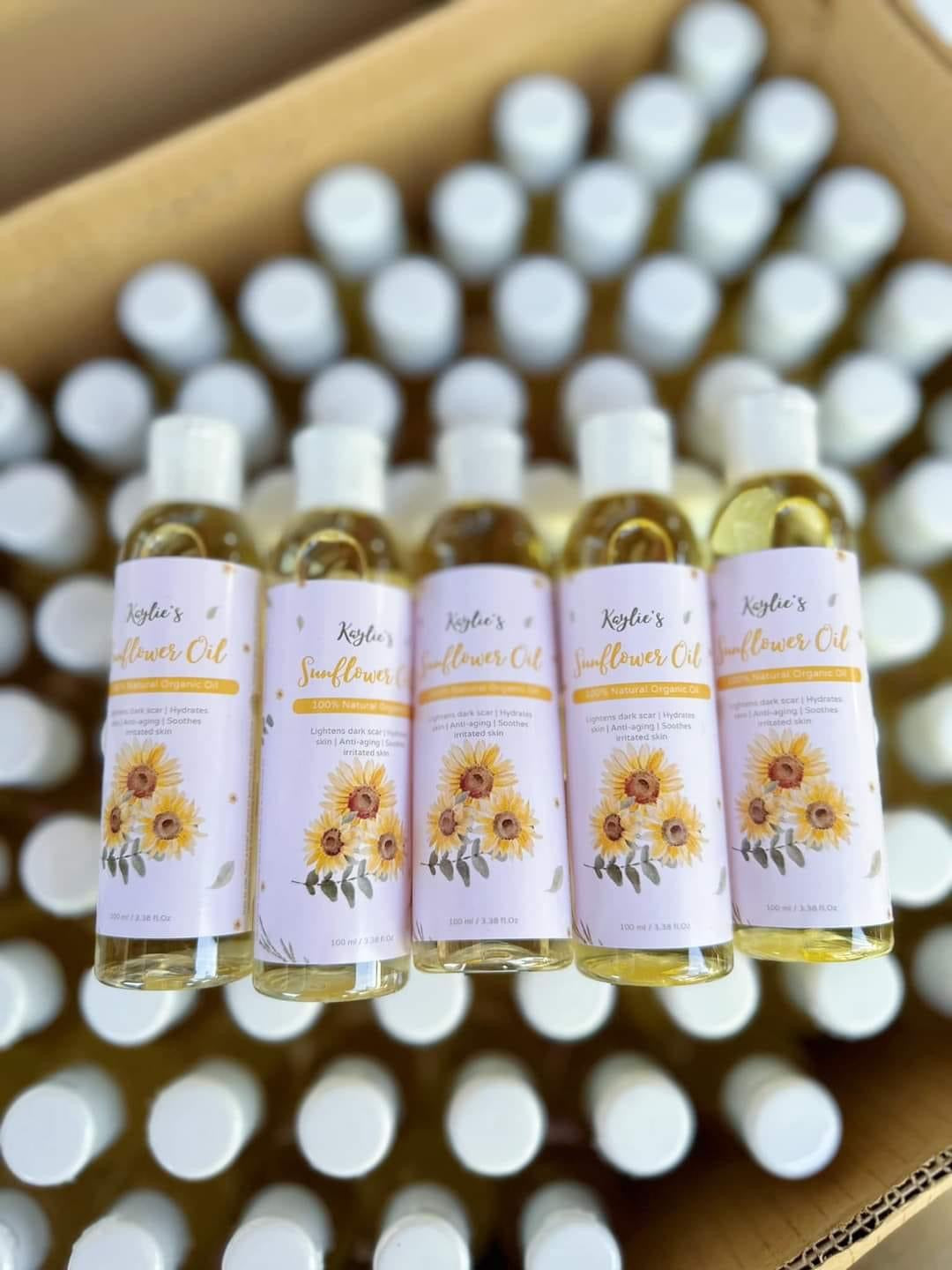 Kaylie’s Sun flower oil 100ml - 100% natural organic oil