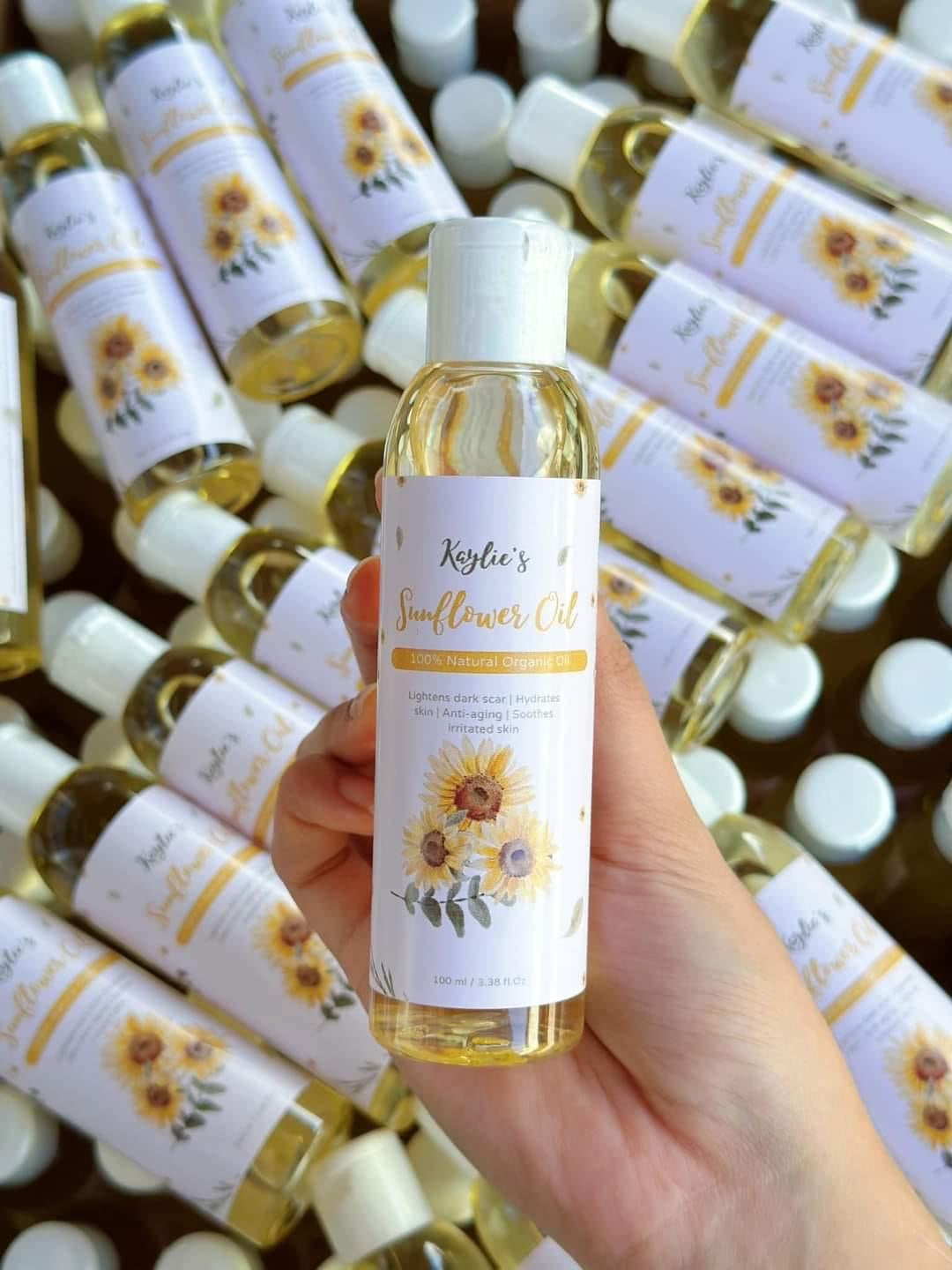 Kaylie’s Sun flower oil 100ml - 100% natural organic oil