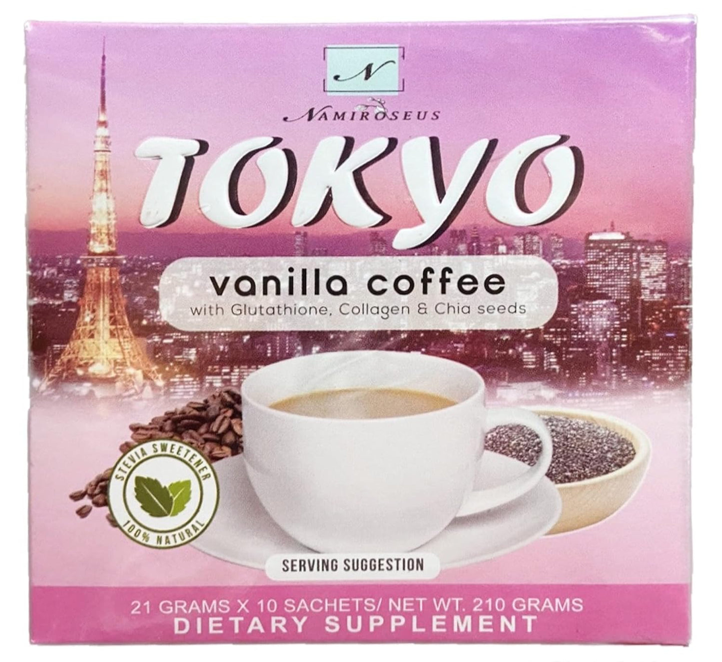 Namiroseus Tokyo Vanilla Coffee - 10 Sachets